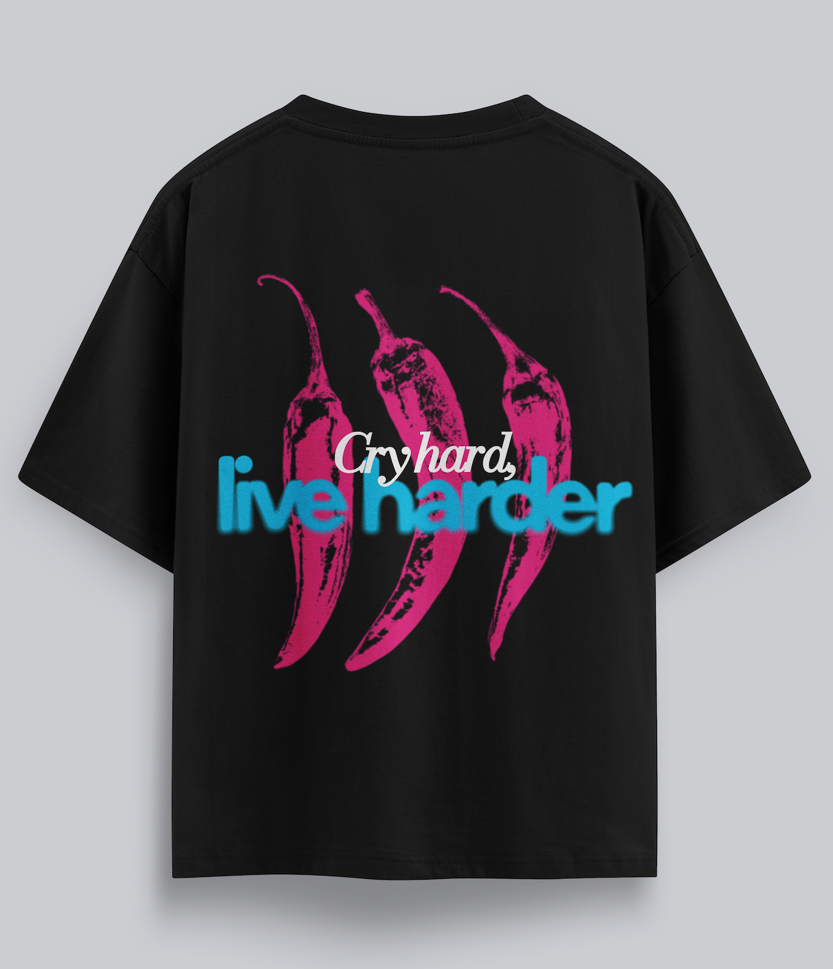 Camiseta "Live Harder" manga corta