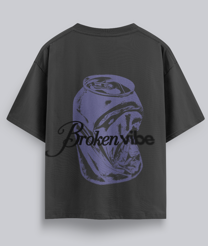 Camiseta Oversize Crushed Energy NVRSFT — Drop Feelings in Pieces | Print streetwear viral México