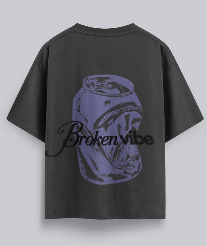 Camiseta Oversize Crushed Energy NVRSFT — Drop Feelings in Pieces | Print streetwear viral México