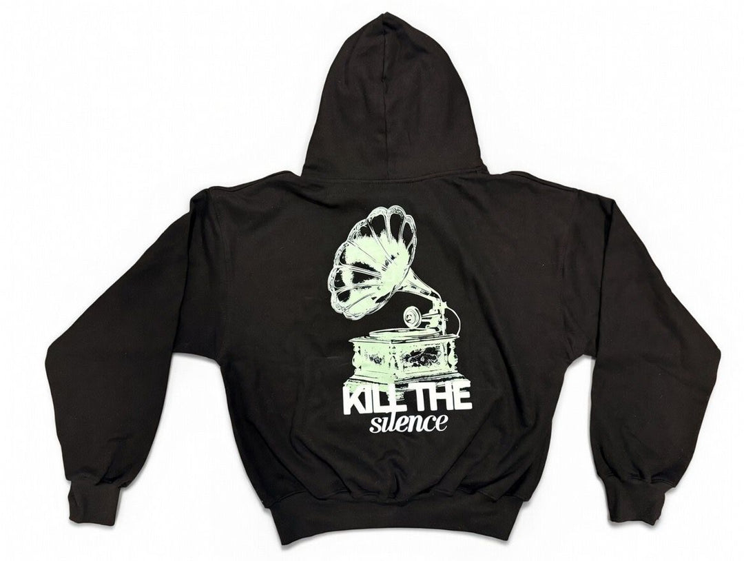 Kill The Silence Hoodie NVRSFT — Sudadera streetwear oversize edición limitada México