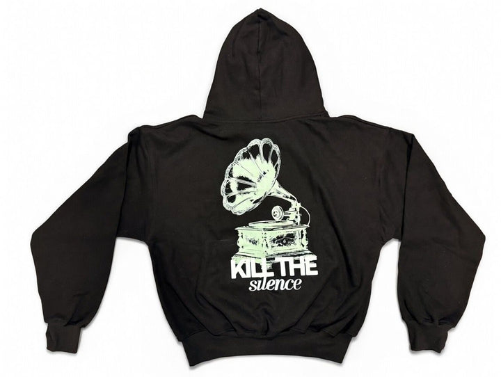 Kill The Silence Hoodie NVRSFT — Sudadera streetwear oversize edición limitada México